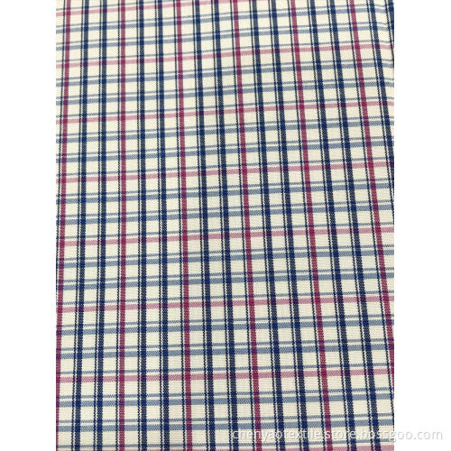 T/C(20%Cotton80%Polyester)Woven Plain Yarn-dyed Plaid Fabric